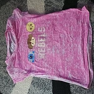 Star Was Girls Size M 7/8 Rebels Pink T-Shirt
